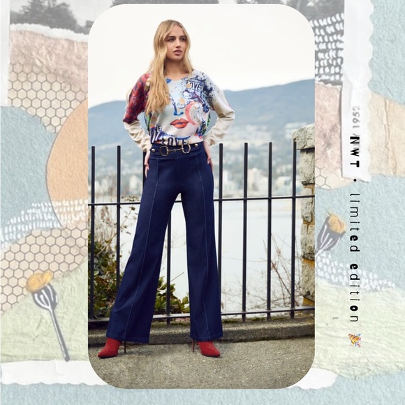 🆕 🎉 Frank Lyman multicolor abstract graffiti love v-neck knit pullover sweater - Picture 4 of 16